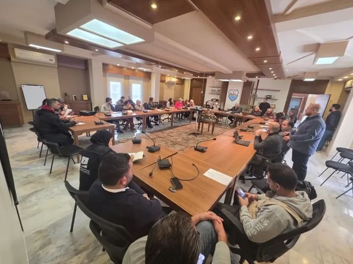 Sidon Municipality holds two coordination meetings for shelters with school principals and association representatives