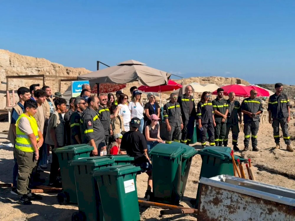 Sidon Municipality’s Environment Committee Organizes Cleanup Campaign on Zireh Island with Participation from Institutions and Volunteers