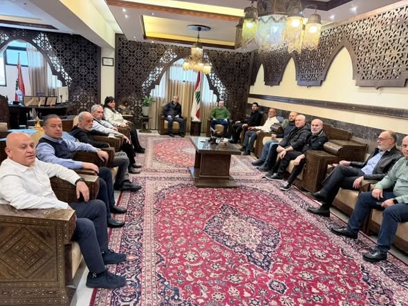 Meeting of Sidon–Zahrani Municipalities Union Mayors with the Governor of South Lebanon to Discuss the Impact of Displacement and Strengthen Coordination