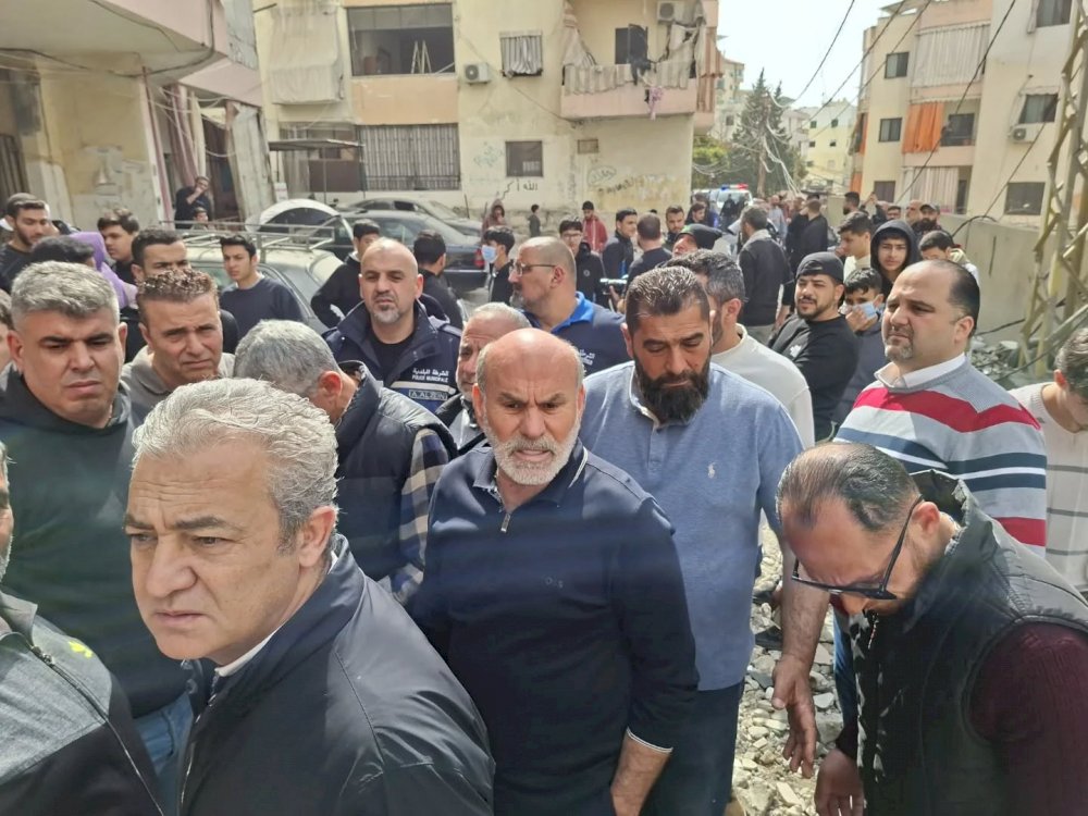 Hijazi, Al-Zein, and Wakim Inspect the Site of the Attack in Al-Fawar Area: The Unity of Sidon and Its Surroundings Is Stronger Than Intimidation Attempts