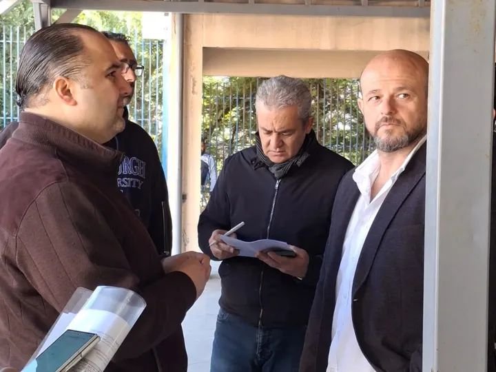 The Mayor and members of Sidon Municipality on an inspection tour of the shelters: directly listening to the needs of the displaced and reaffirming the mobilization of efforts
