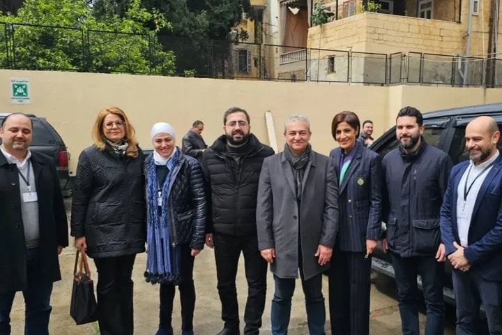 Hijazi, Akra and Municipal Council Members Welcome Environment Minister Tamara El Zein at the Municipality Operations Room and Tour the Hikmat Al-Sabbagh Secondary School Shelter Center